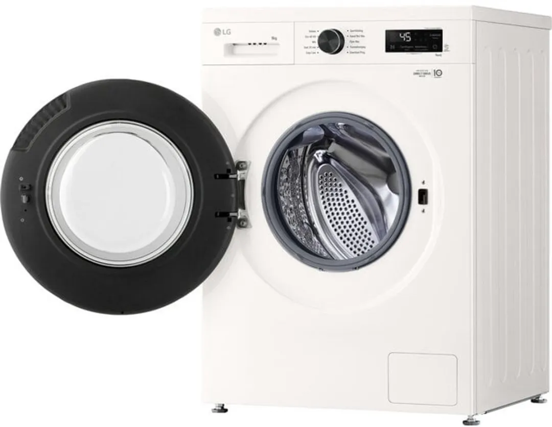 LG W4X1095NWB Wasdroogcombinatie 9/5kg - Wit - afbeelding 6 van 6