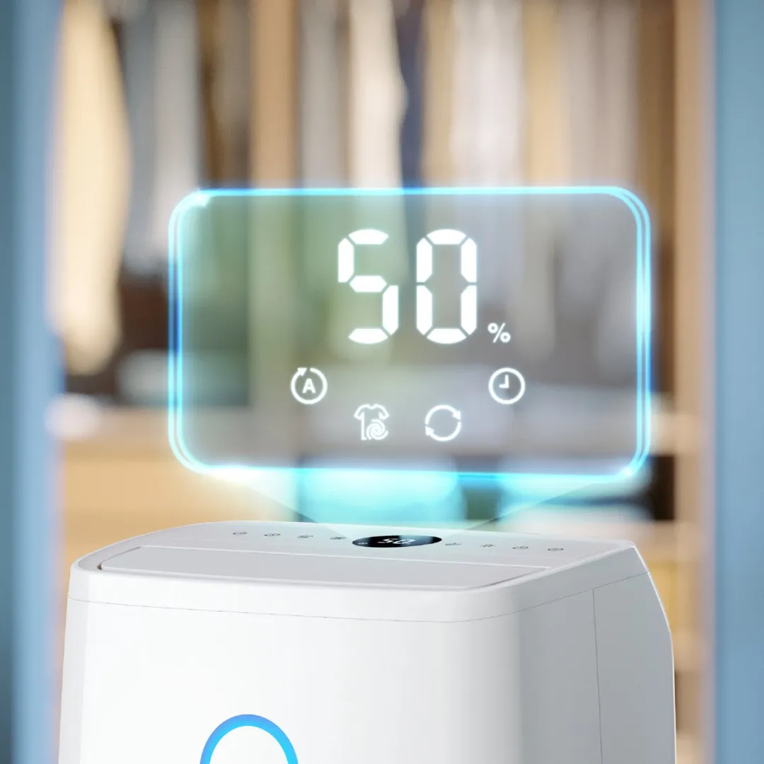 Philips 3000-serie DE3306/11 Luchtontvochtiger - 34,3 l/dag - 150 m² - Grijs