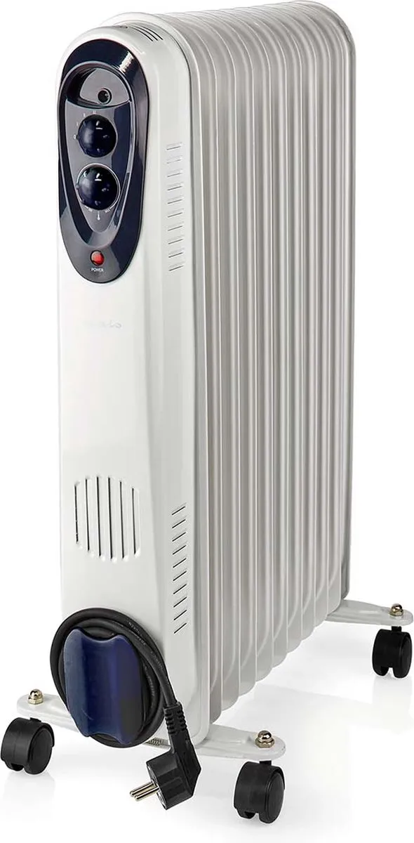 Nedis HTOI30WT11 Olieradiator 2500W - Wit