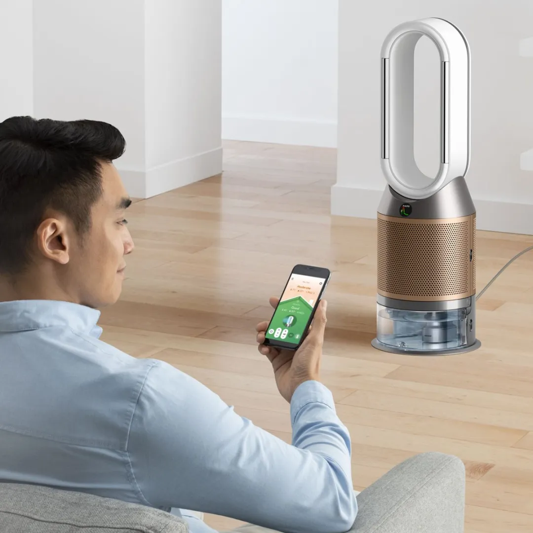 Dyson Purifier Humidify+Cool PH2 Luchtreiniger/Ventilator - Wit/Goud - afbeelding 6 van 6