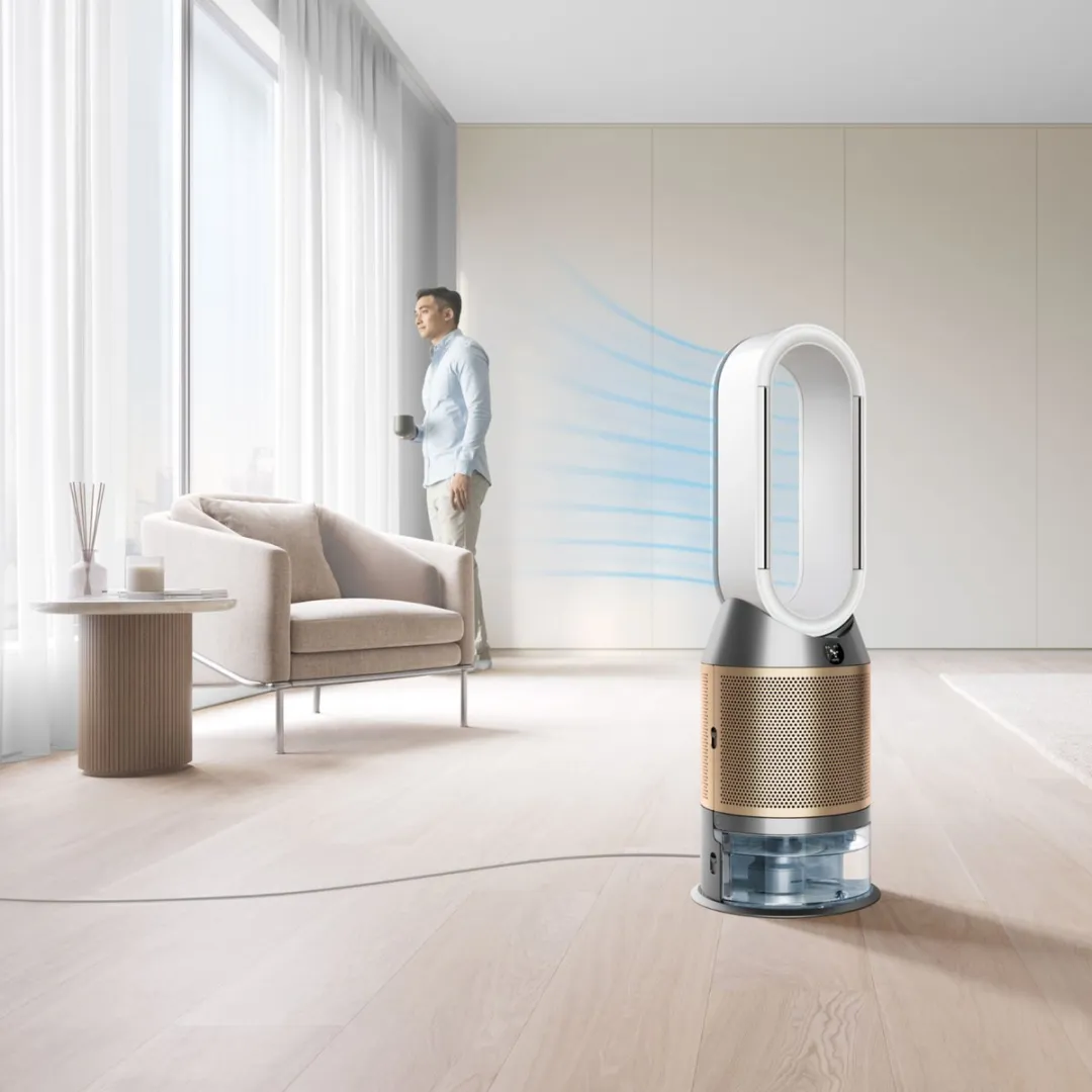 Dyson Purifier Humidify+Cool PH2 Luchtreiniger/Ventilator - Wit/Goud