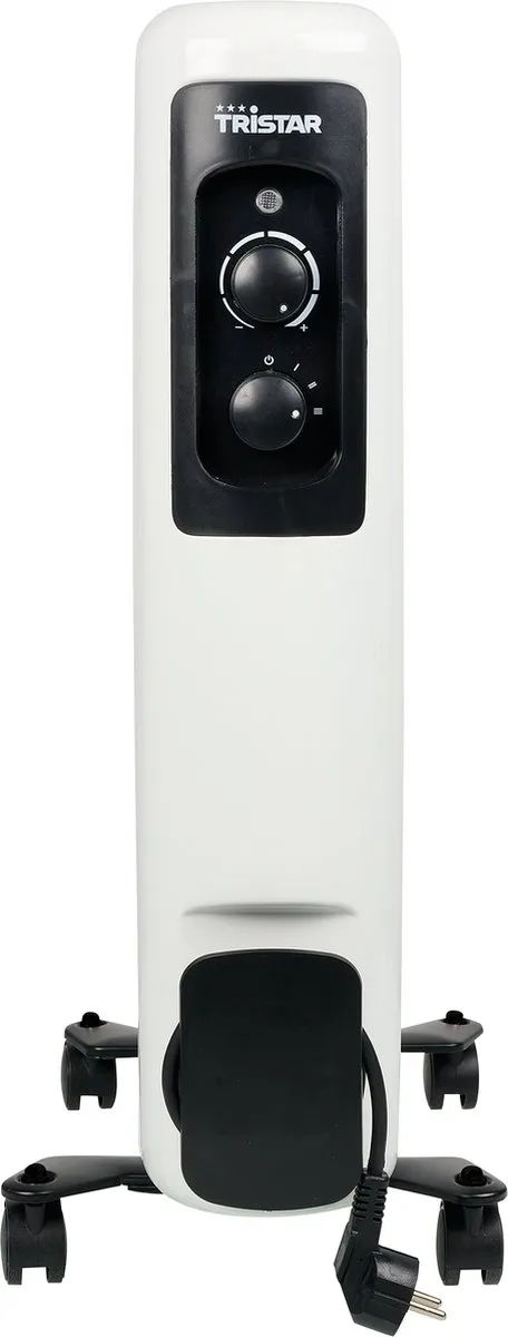 Tristar Elektrische Kachel KA-5179 - Oliegevulde radiatorkachel - 3 warmtestanden - Instelbare thermostaat - 9 ribben - Wit