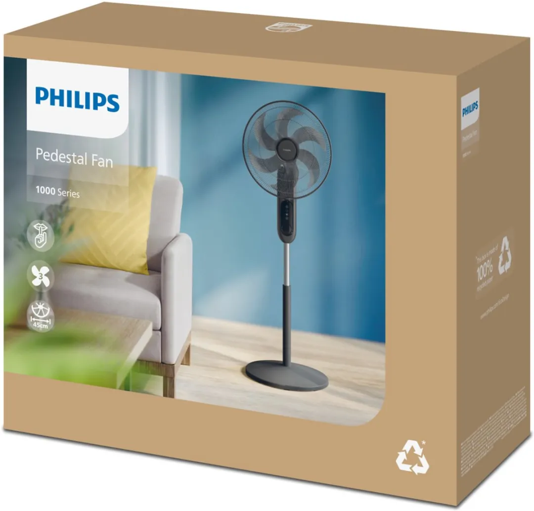 Philips 1000 Series CX1520/01 Ventilator - 47W - 43cm - Grijs - afbeelding 6 van 6