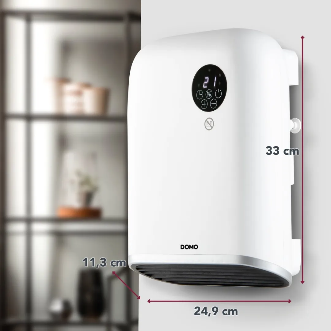 Domo DO7357F Badkamerverwarming 2000W - Wit - afbeelding 6 van 6