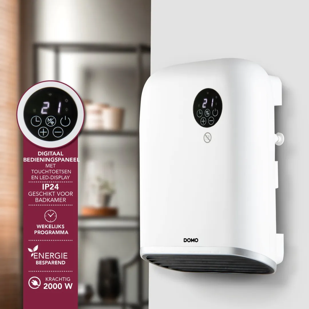 Domo DO7357F Badkamerverwarming 2000W - Wit