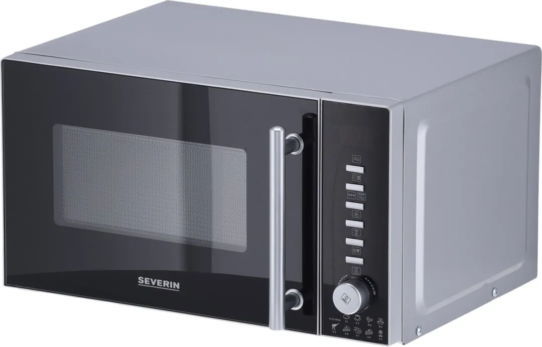 Severin MW 7773 Combi Magnetron 20L - 800W - 10 standen - Zwart/Silver