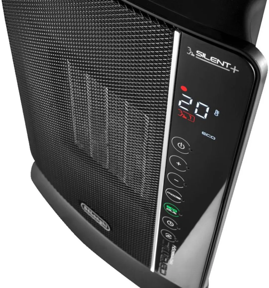 De'Longhi DCH7993ER.BC Keramische Ventilatorkachel 2400W - Zwart