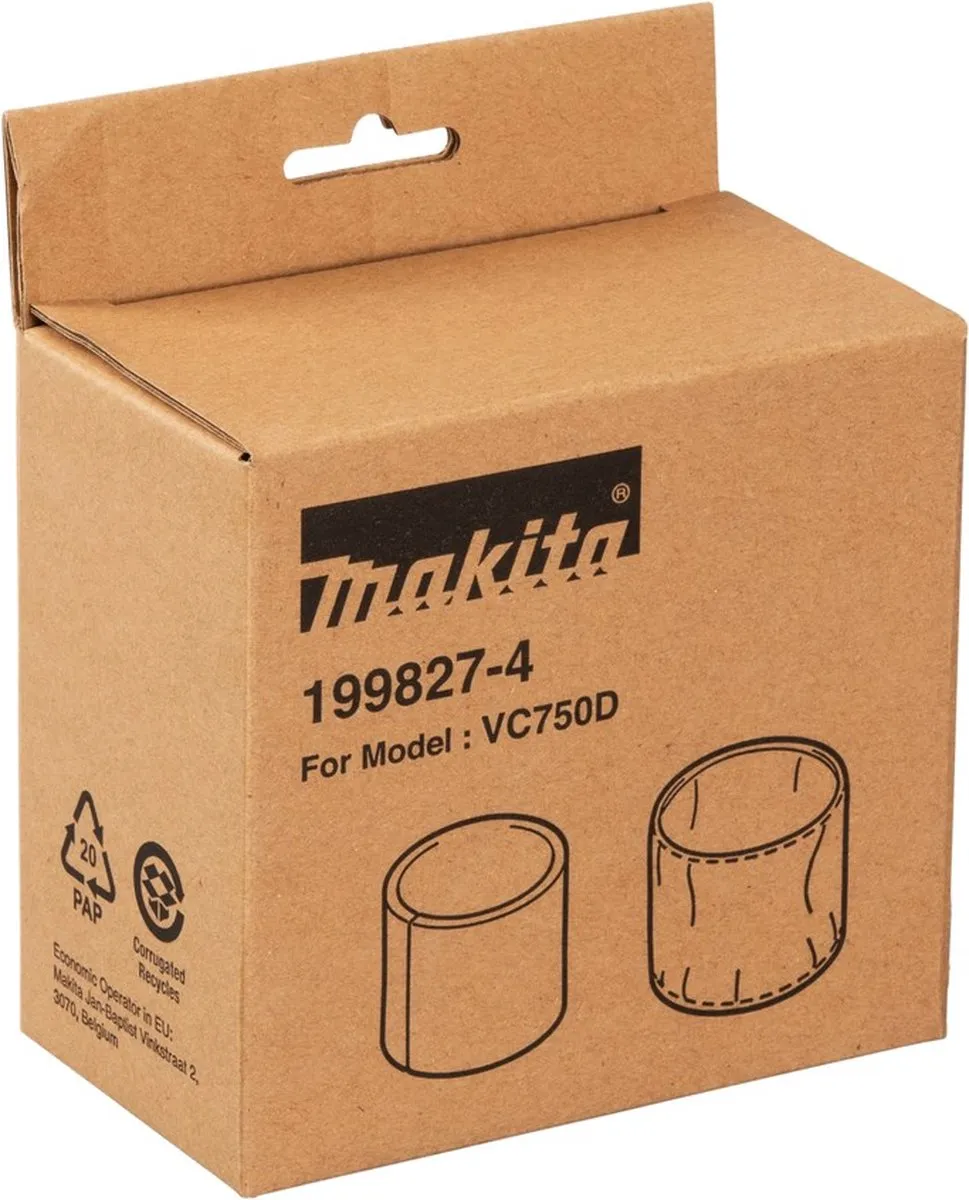 Makita DVC750 Voorfilterset 199827-4