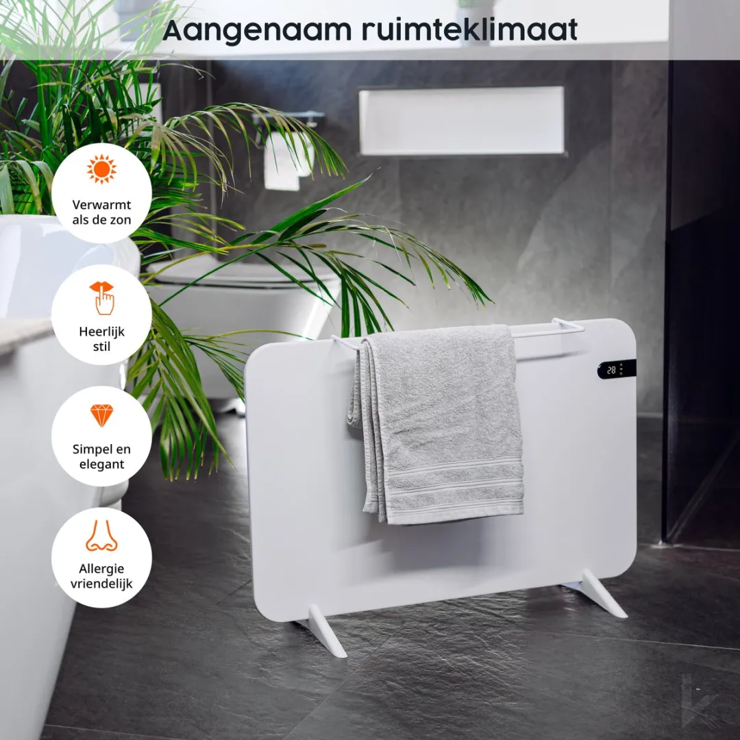 Könighaus Smart Dual Infraroodverwarming 600W - Wit