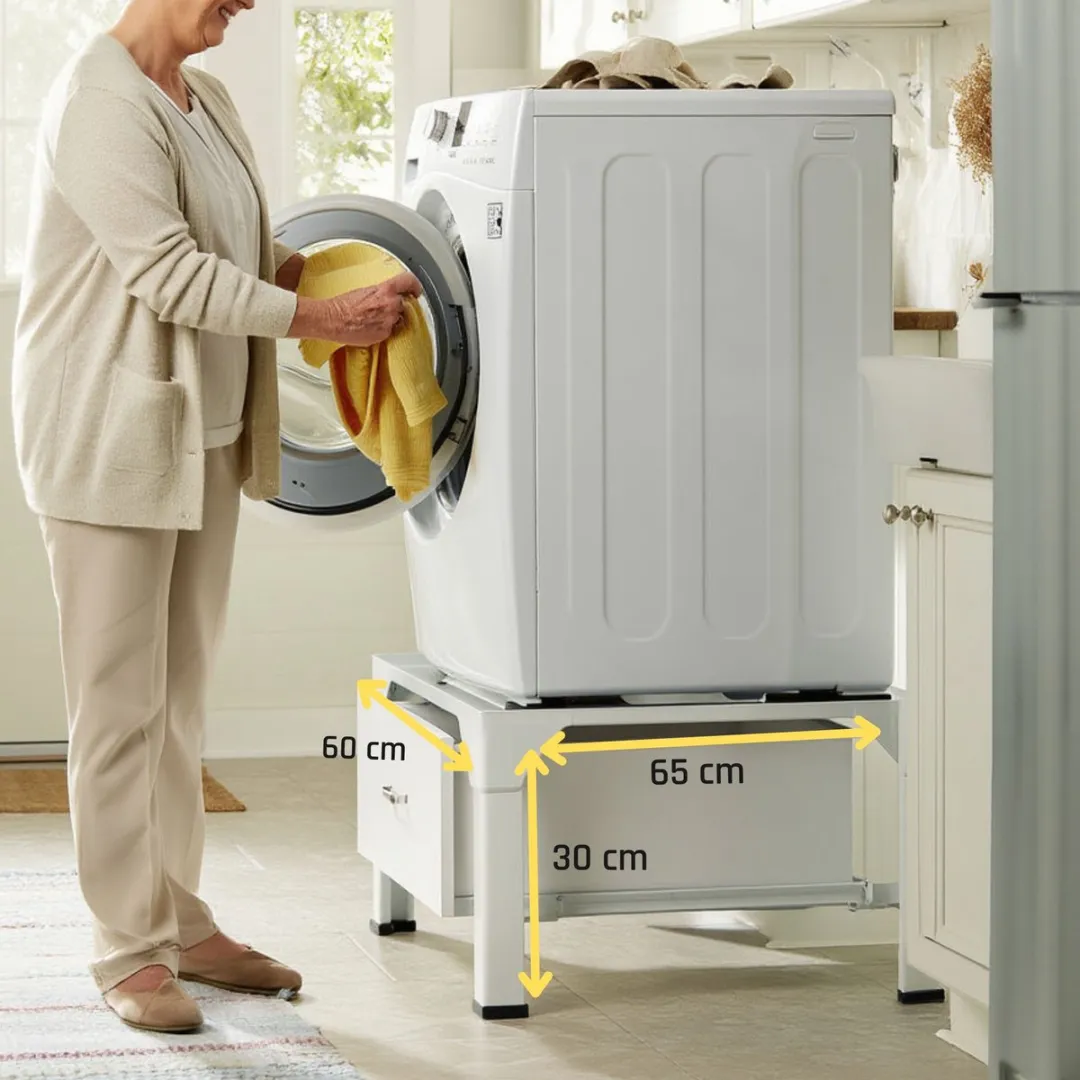 Nedis WAST130WT Wasmachineverhoger - 150kg - Wit - afbeelding 6 van 6