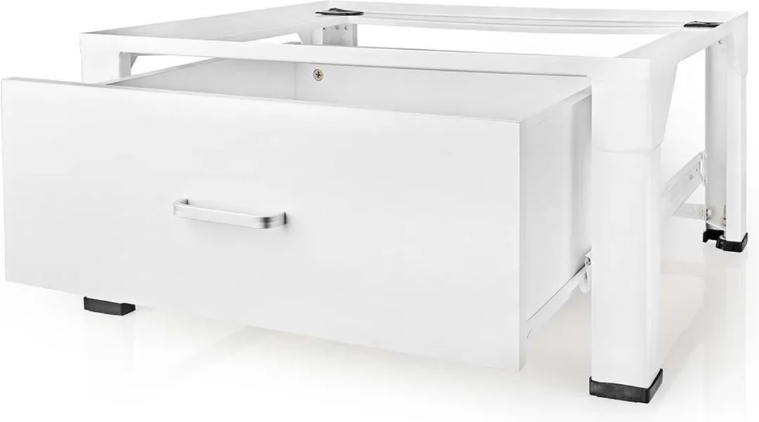 Nedis Wasmachine Verhoger - Ombouw met Opberglade – 150 kg – Wit