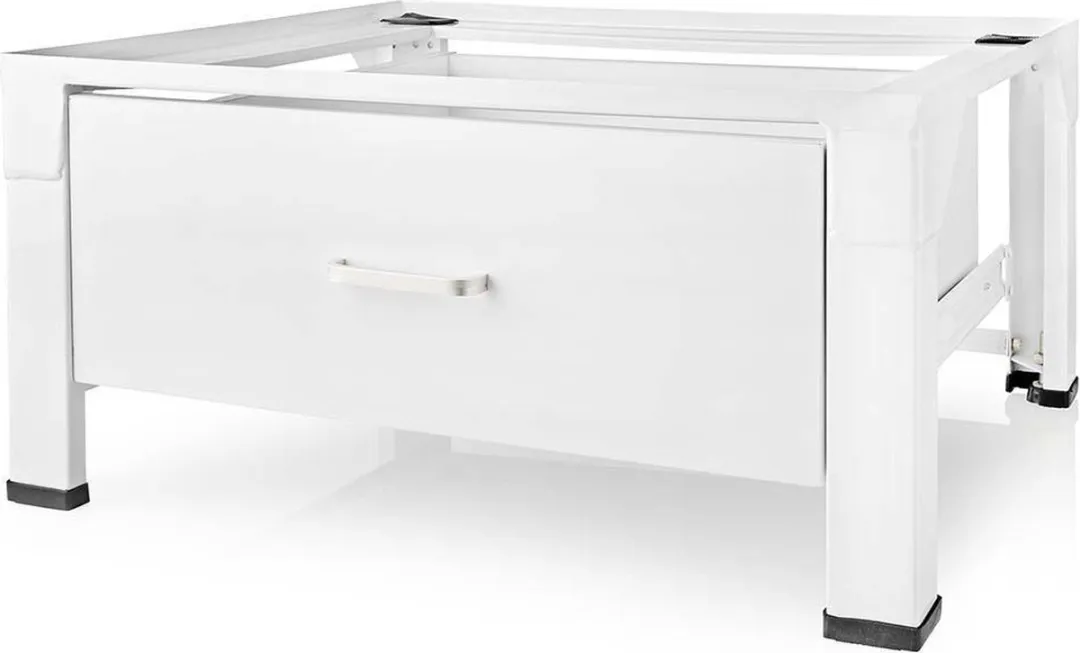 Nedis Wasmachine Verhoger - Ombouw met Opberglade – 150 kg – Wit