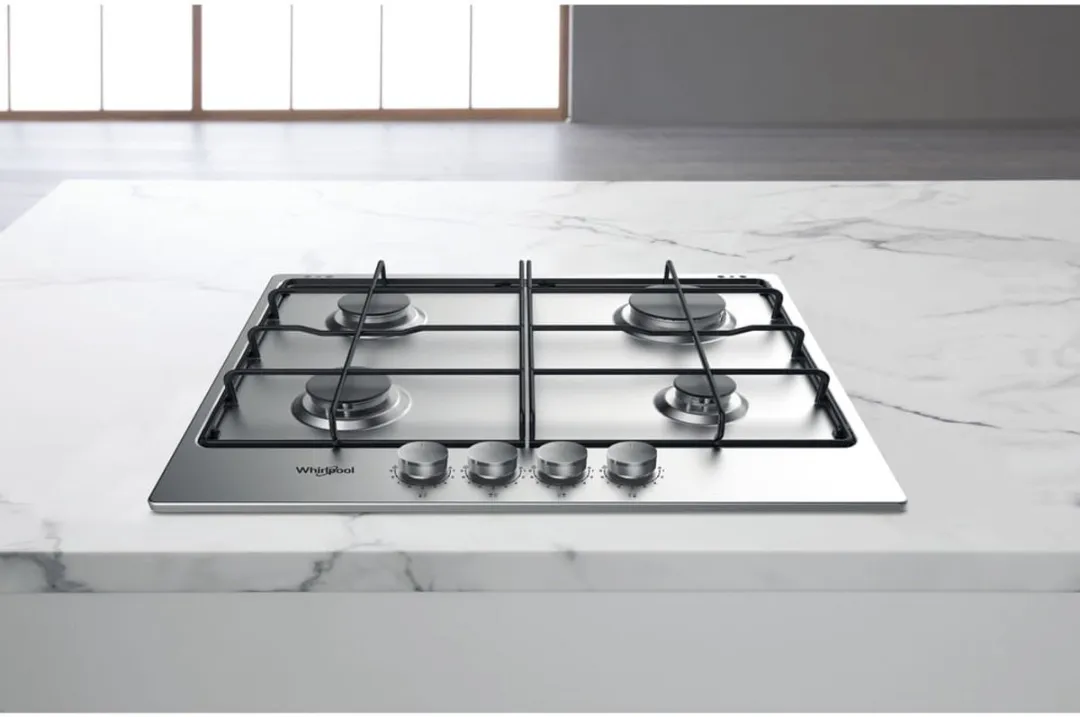 Whirlpool TGML 650 IX Gaskookplaat 58cm - 4 Zones - 7,3kW