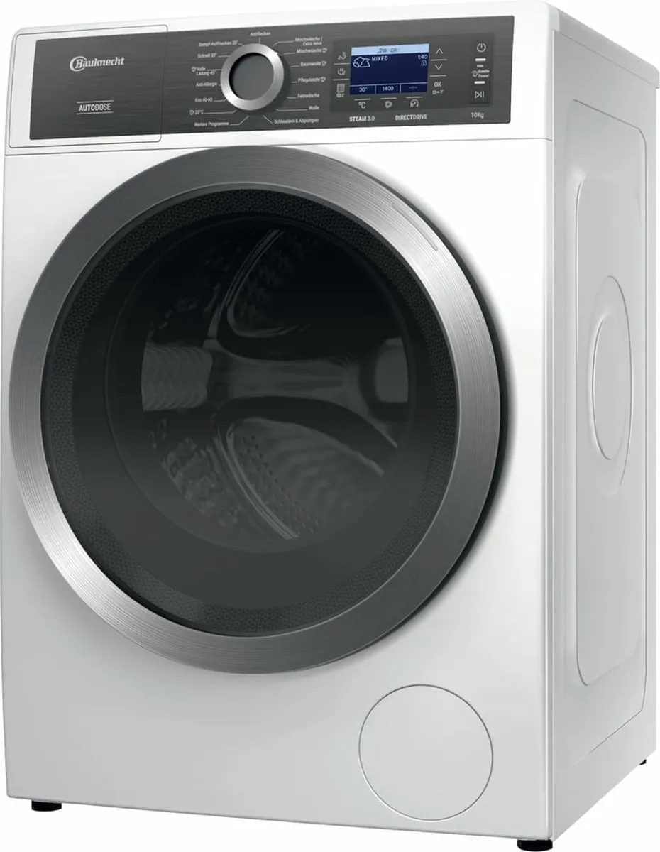 Bauknecht B8 09AD Silence DE Wasmachine 10kg 1351 RPM - Wit
