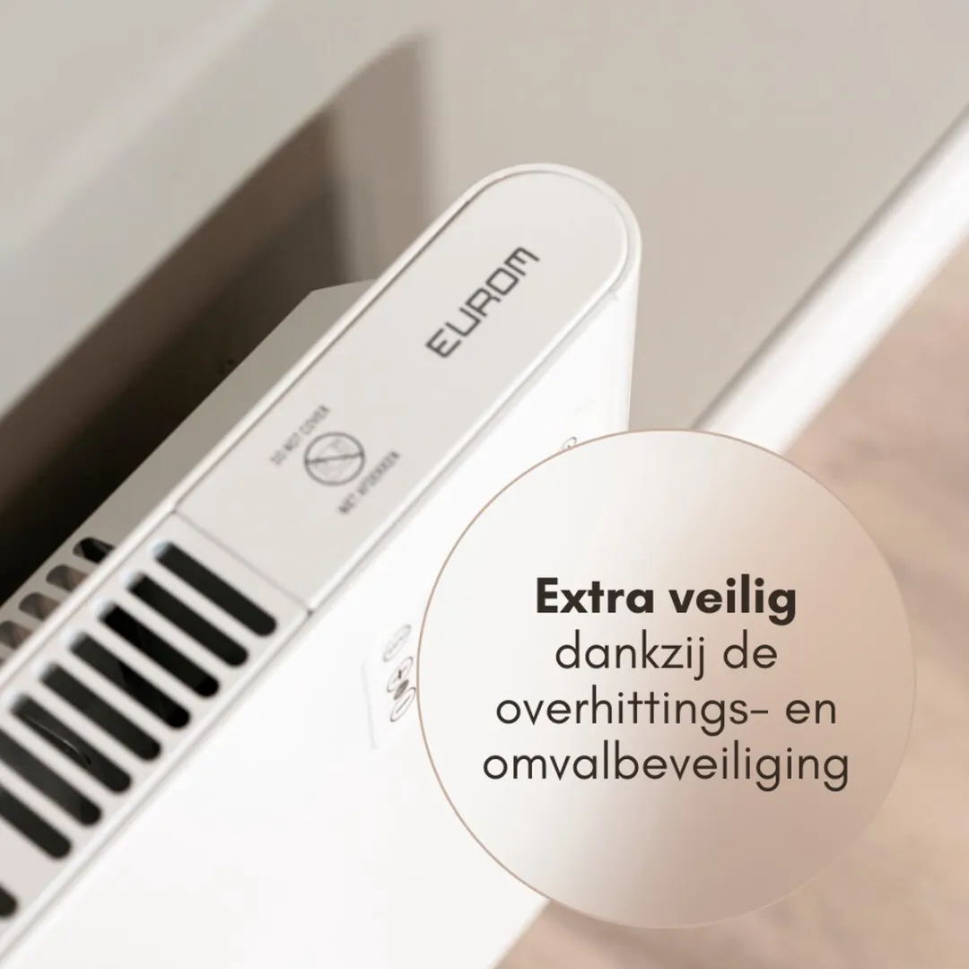 Eurom Alutherm Convectorkachel 2500W - Wit