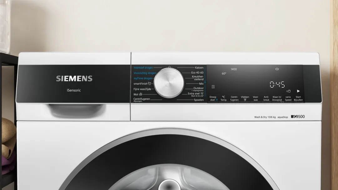 Siemens iQ500 WN54G205NL Wasdroogcombinatie - 10,5/6 kg - 1400 rpm - Wit