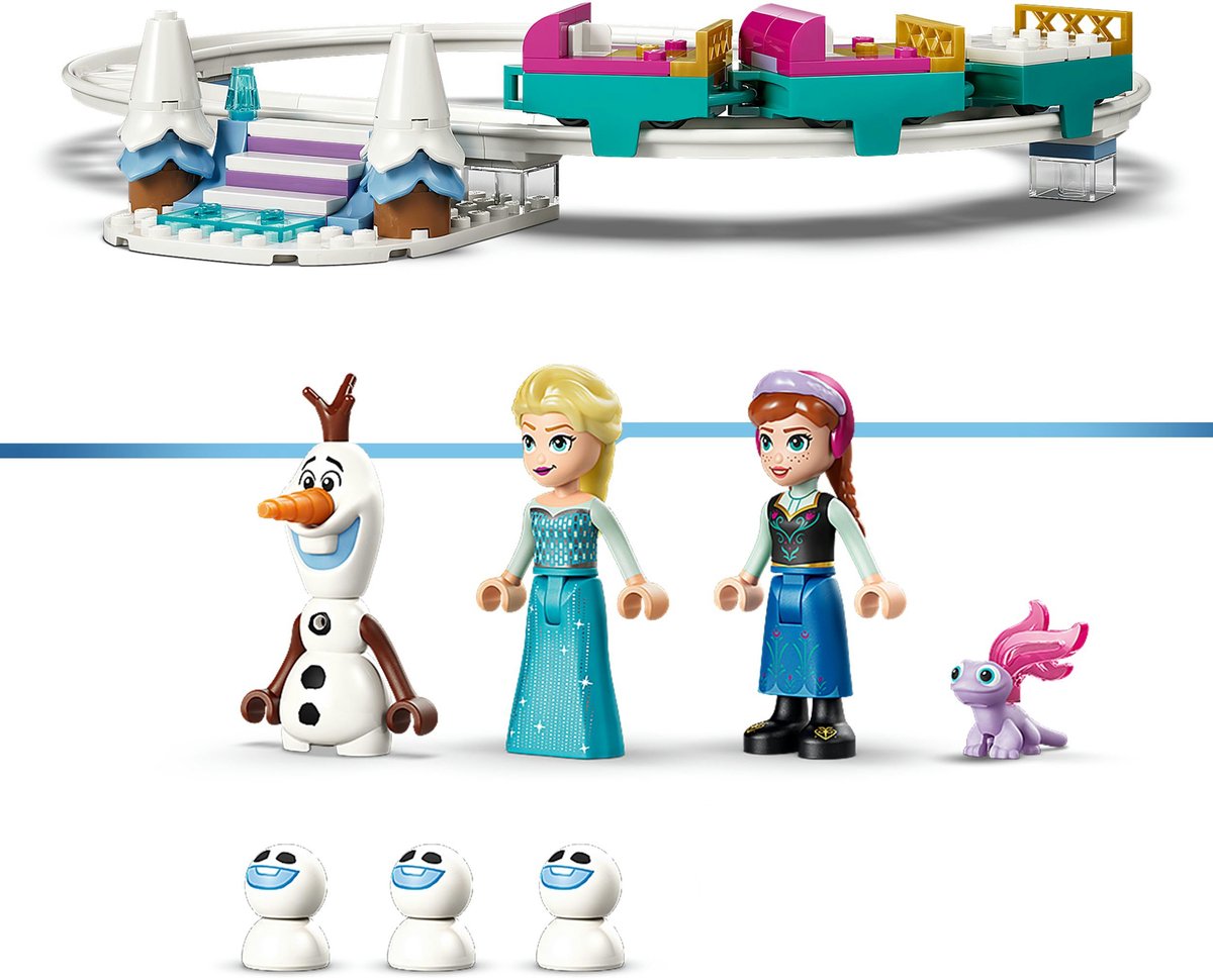 LEGO Disney Frozen - Elsa's IJskasteel en Sneeuwrit Bouwbaar Kasteel Speelgoed voor Kinderen - 43281
