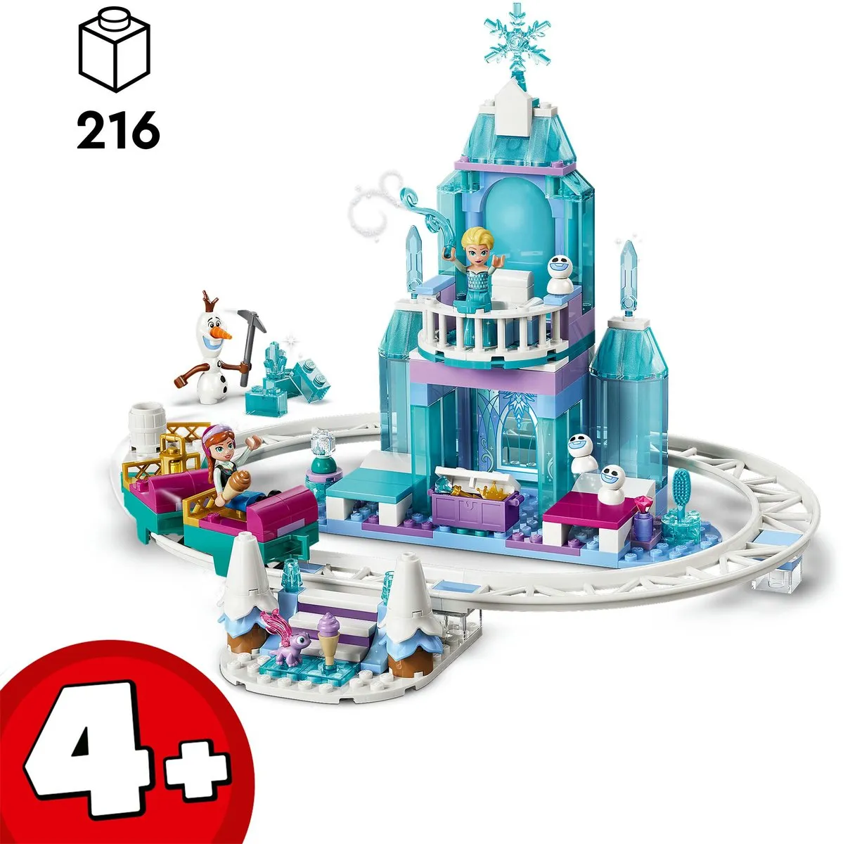 LEGO Disney Frozen Elsa's IJskasteel 43281 - 216 Stukken