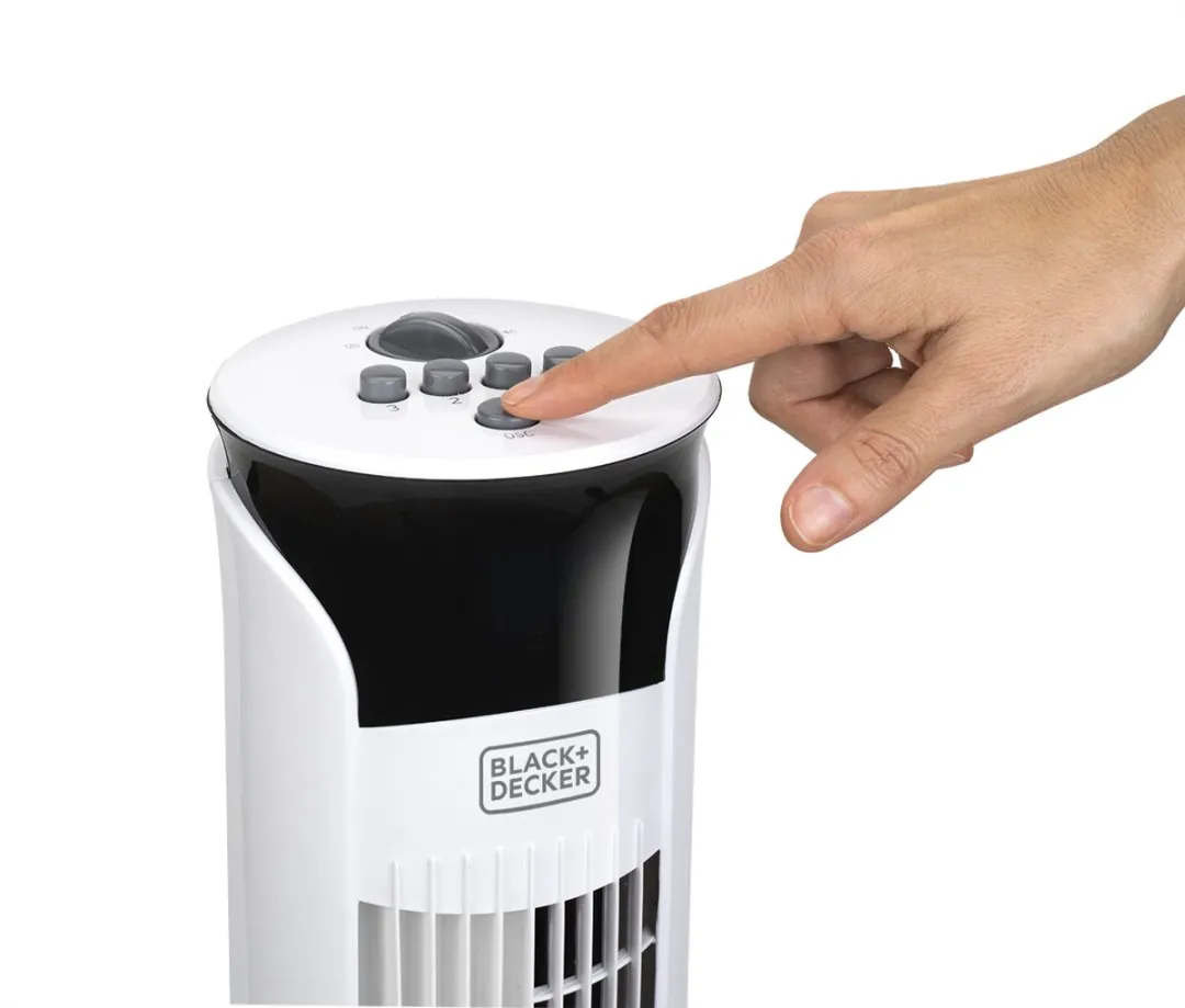 BLACK+DECKER BXEFT47E Torenventilator 45W - Wit