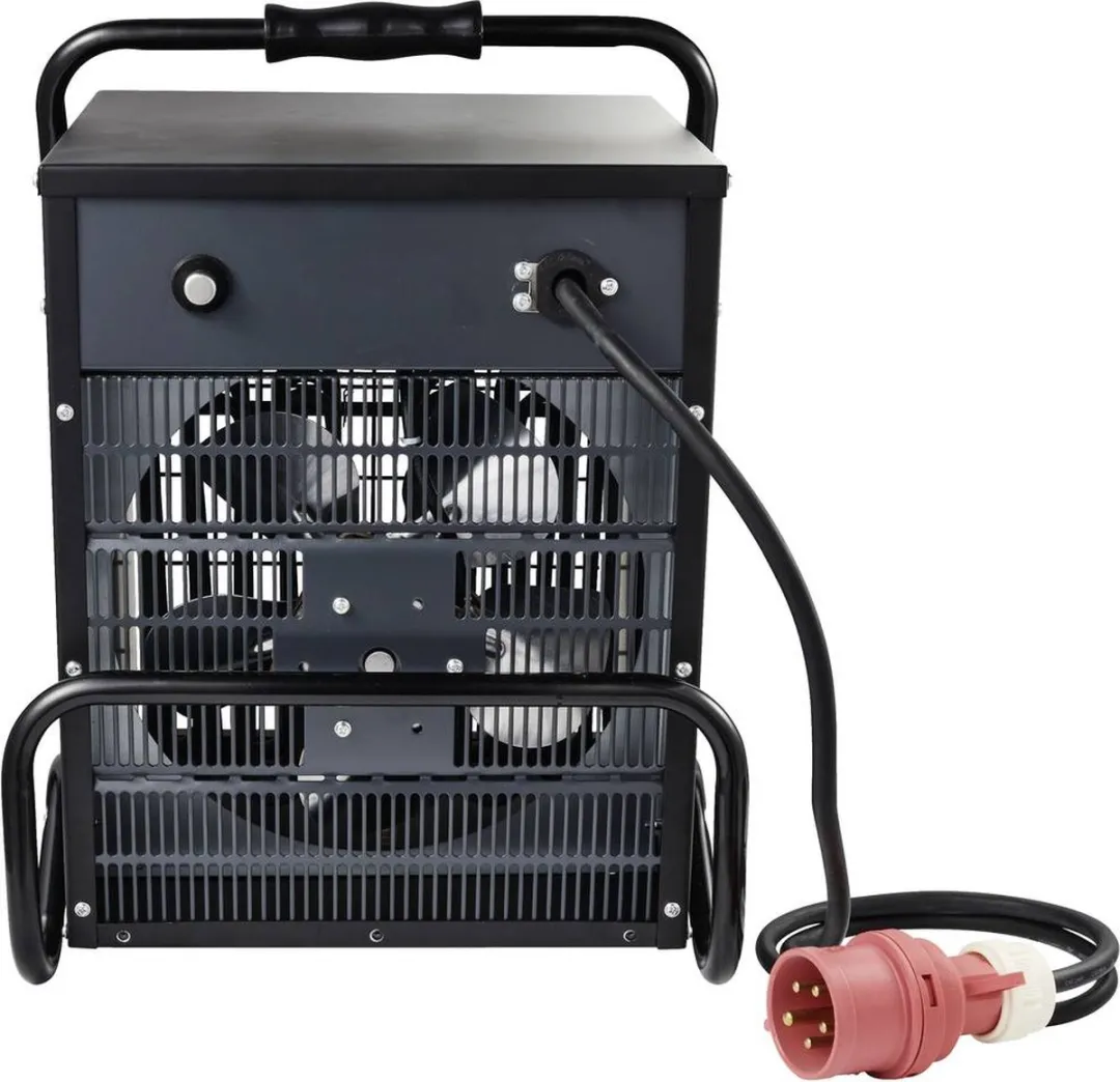 TOOLCRAFT TO-8578338 Bouwkachel 9000W - Zwart/geel
