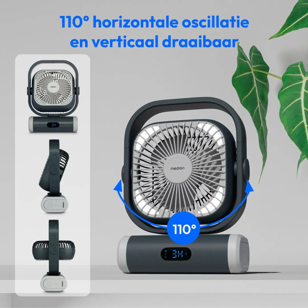Medion MD12065 Ventilator 150cm - Grijs - afbeelding 5 van 6