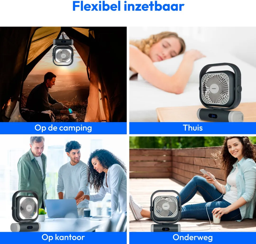 Medion MD12065 Ventilator 150cm - Grijs - afbeelding 4 van 6