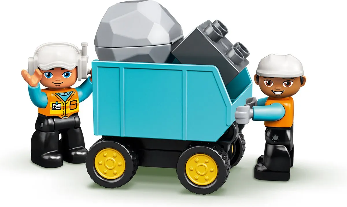 LEGO DUPLO Truck & Graafmachine 10931 - 20 Stukken - afbeelding 6 van 6