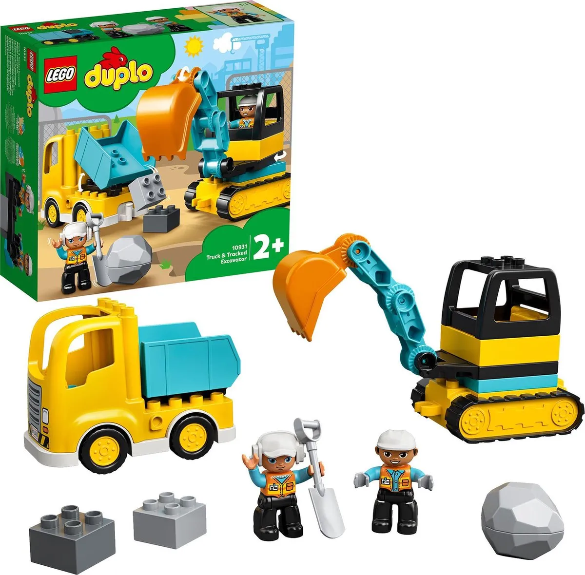 LEGO DUPLO Truck & Graafmachine 10931 - 20 Stukken