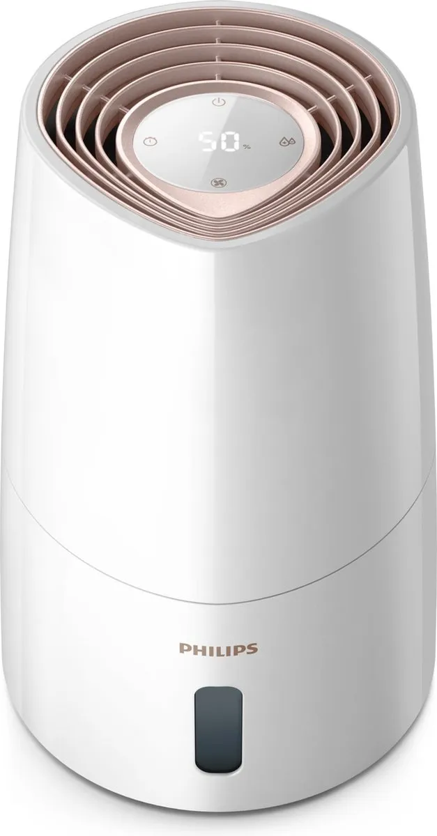 Philips 3000 Series HU3916/10 Luchtbevochtiger - 3L - Wit & Roze-goud