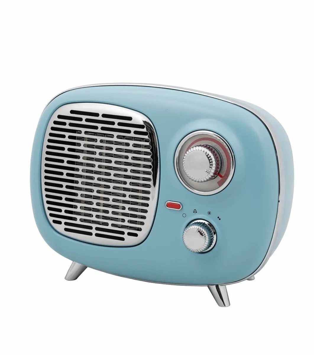 Eurom B-4 PTC Retro Keramische Kachel 1500W - Blauw