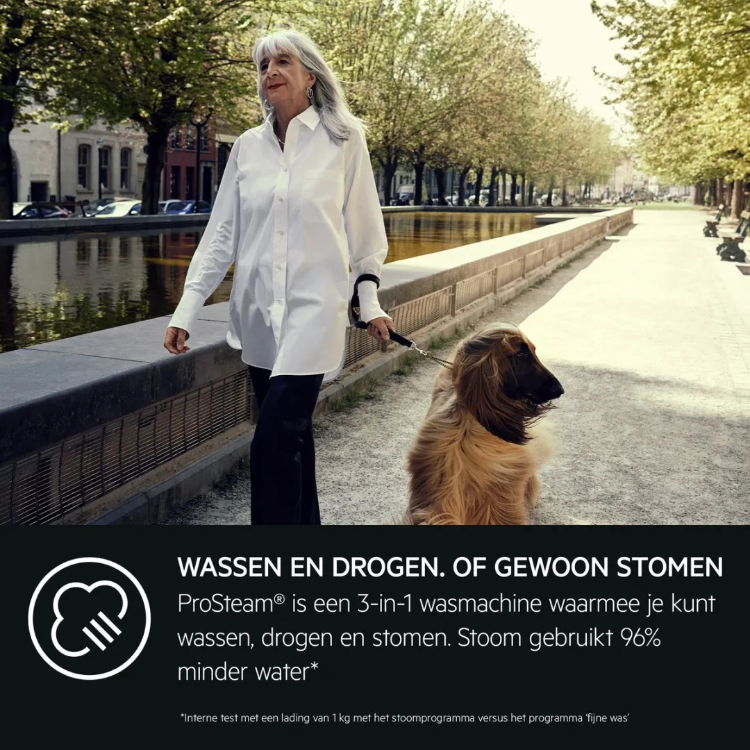 AEG LWR739X64 7000 serie ProSteam - Was/droogcombinatie 9/5 Kg - 1600 TPM