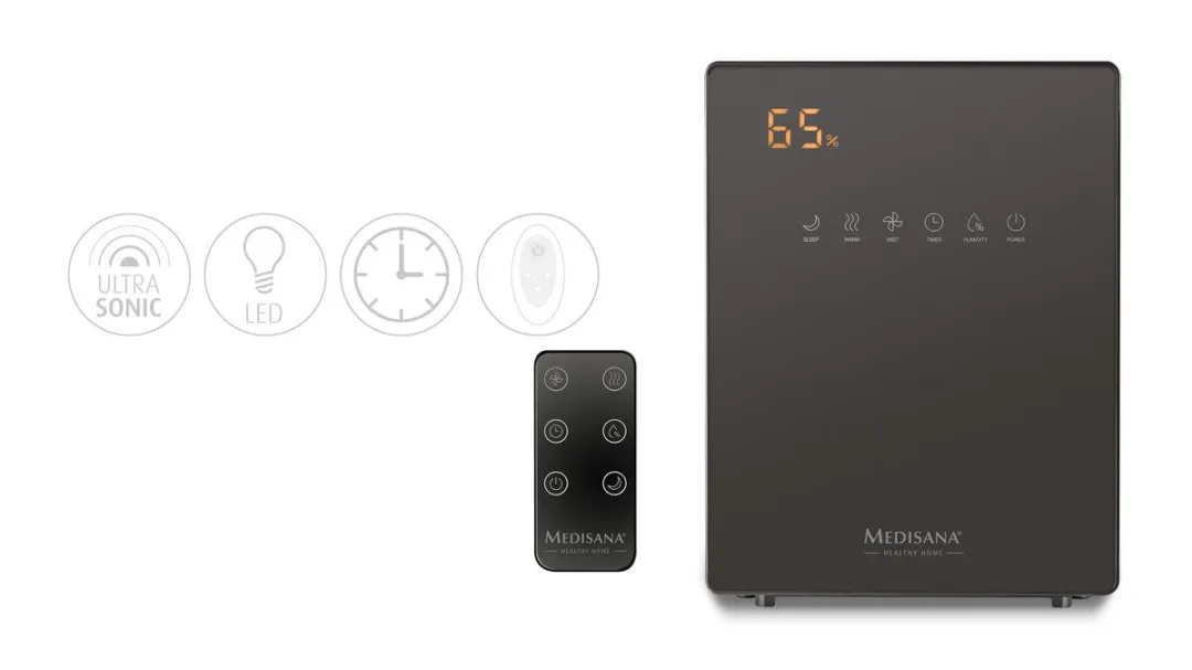 Medisana AH 675 Luchtbevochtiger 5.2L - Zwart