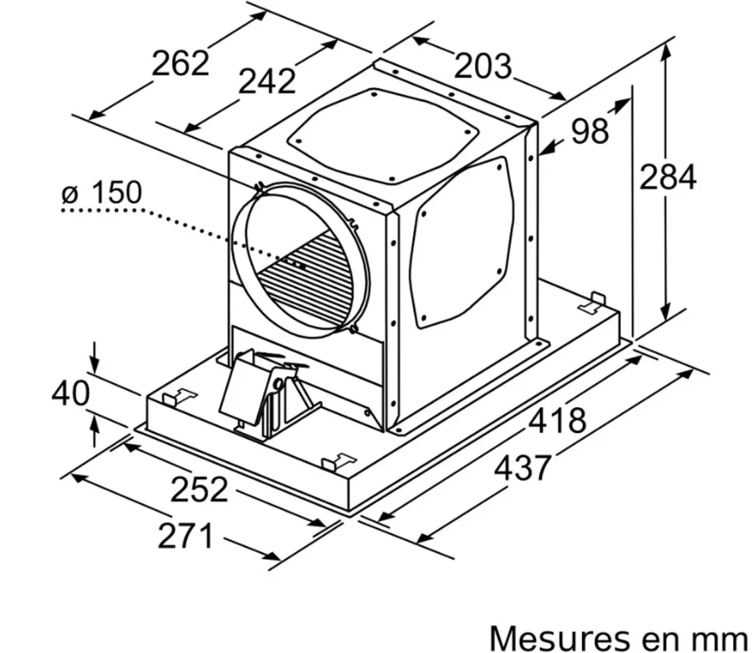 Neff Z52JCC1N6 Recirculatiemodule - Grijs