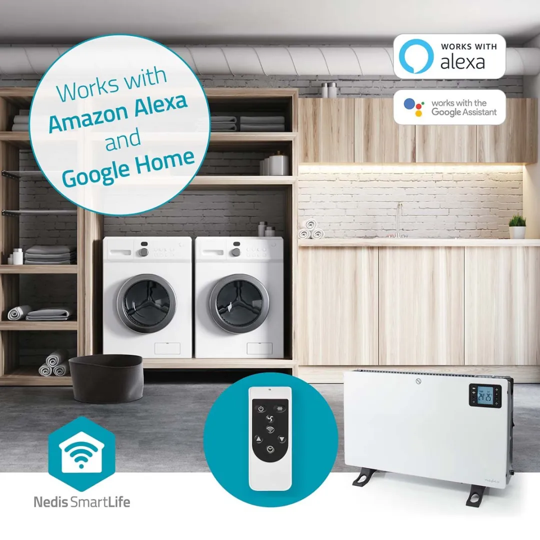 Nedis SmartLife HTCO50WTW Convectorkachel 2000W - Wit - afbeelding 6 van 6