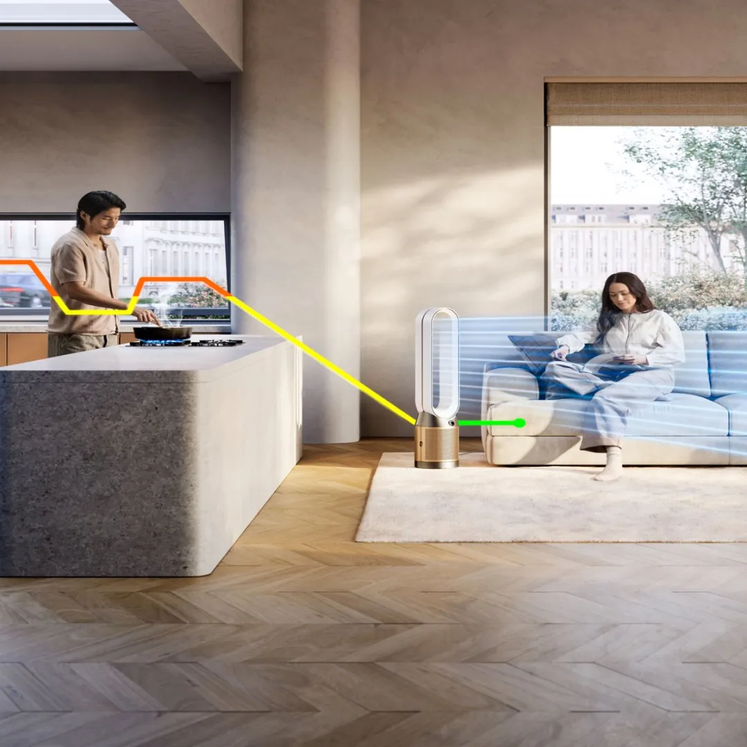 Dyson Purifier Cool PC2 Luchtreiniger - Wit/Goud