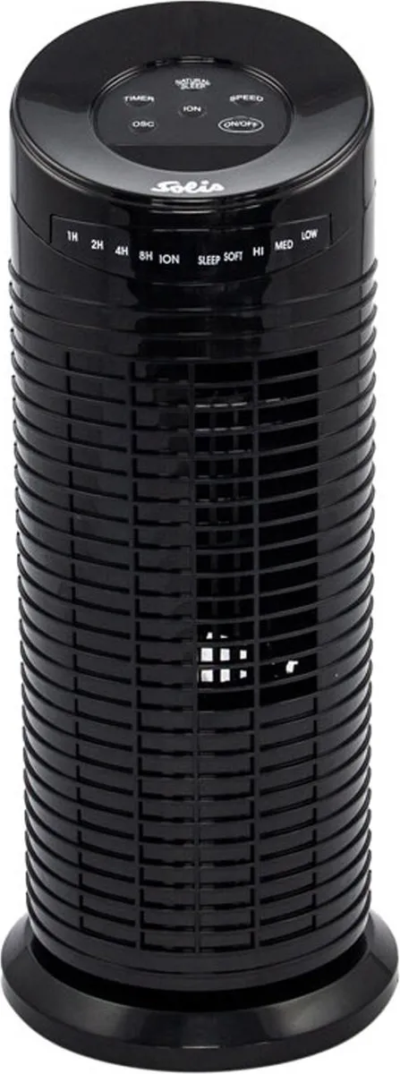 Solis Tower Ventilator 749 Ventilator Toren - 38 cm Hoog - Zwart
