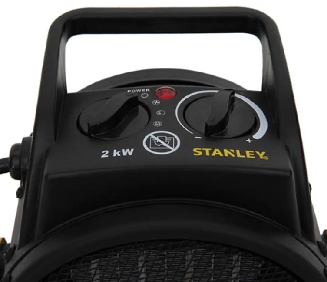Stanley ST-22-240-E Ventilatorkachel 2000W - Zwart-Geel - afbeelding 4 van 6