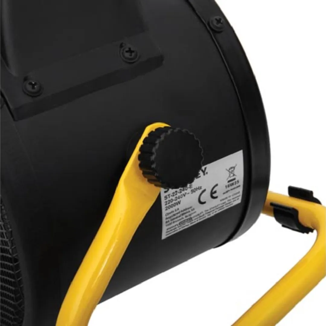 Stanley ST-22-240-E Ventilatorkachel 2000W - Zwart-Geel - afbeelding 3 van 6