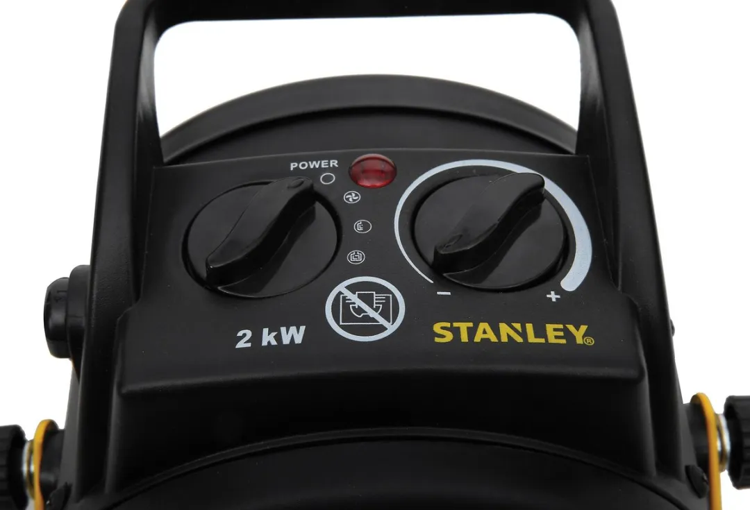Stanley ST-22-240-E Ventilatorkachel 2000W - Zwart-Geel - afbeelding 6 van 6