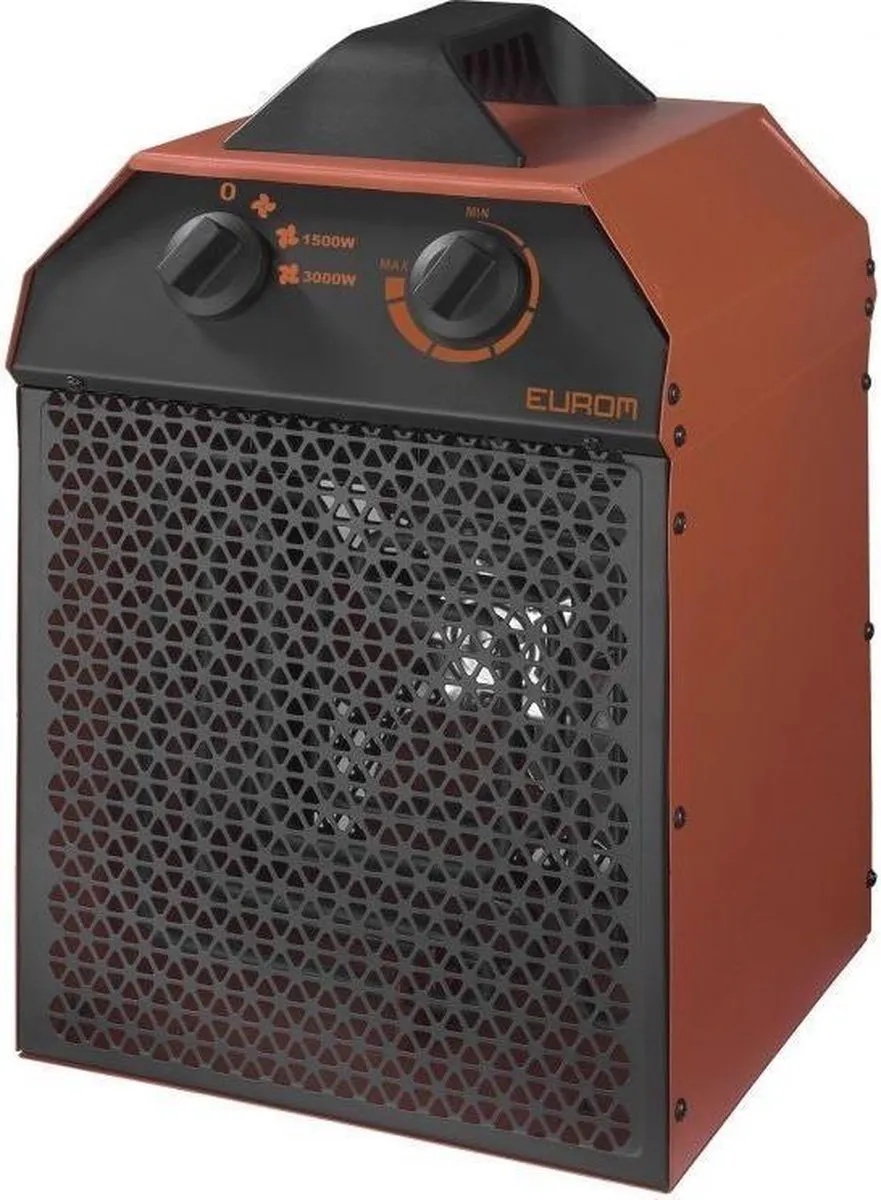 Eurom EK Delta 3000 Ventilatorkachel 3000W - Oranje/Zwart - afbeelding 6 van 6