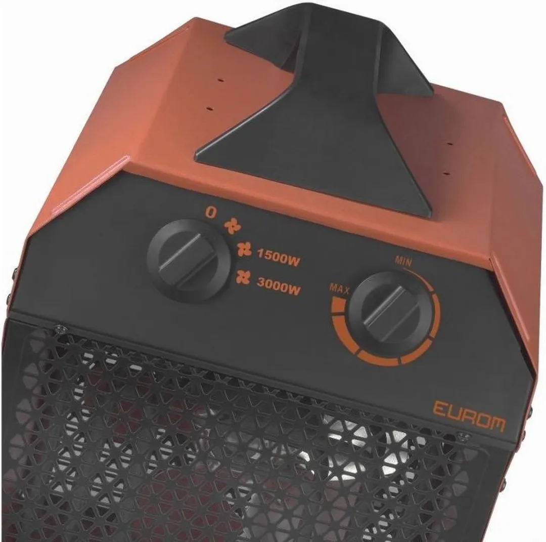 Eurom EK Delta 3000 Ventilatorkachel 3000W - Oranje/Zwart