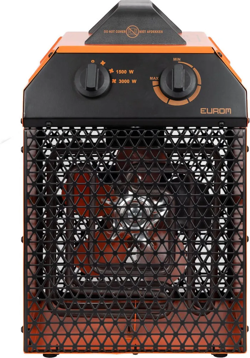 Eurom EK Delta 3000 Ventilatorkachel 3000W - Oranje/Zwart