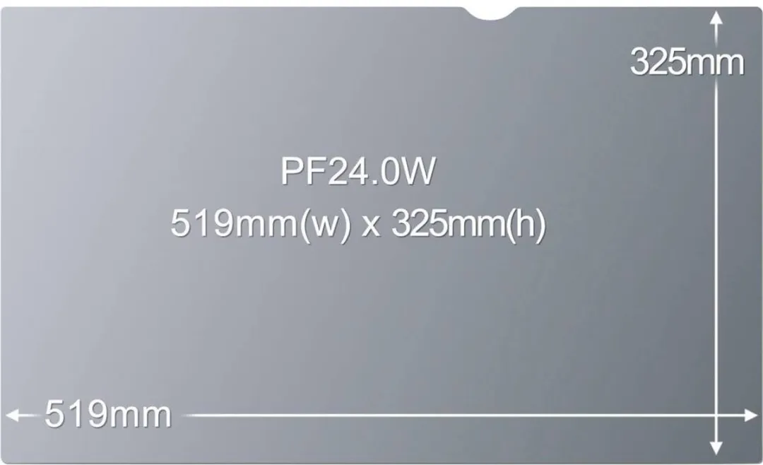 3M Privacyfilter 98044054181 - 24" - Zwart - afbeelding 6 van 6