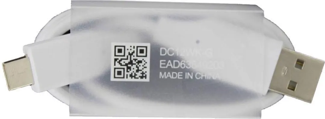 LG DC12WL-G USB Type-C naar USB 3.0 Kabel 1m - Wit