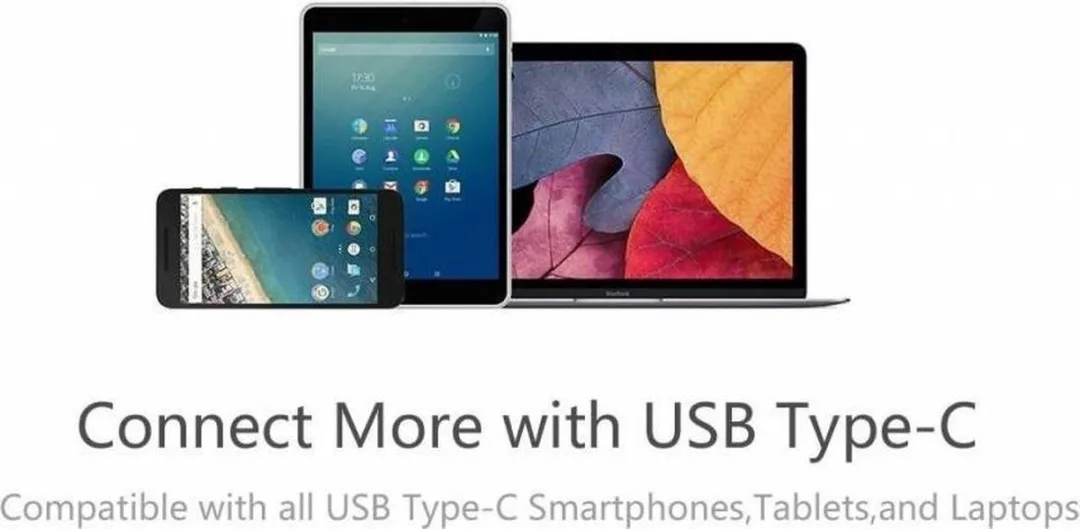 LG DC12WL-G USB Type-C naar USB 3.0 Kabel 1m - Wit
