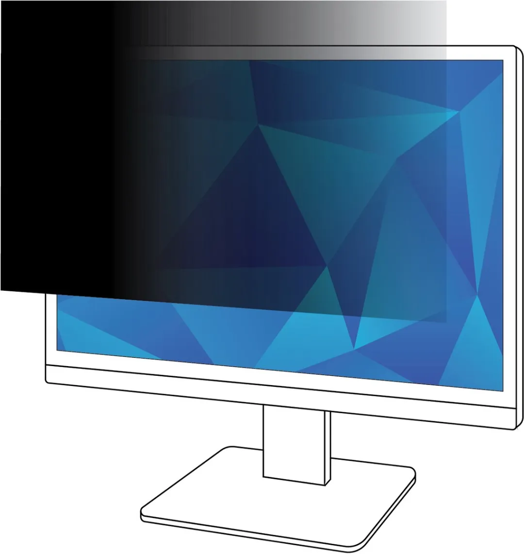 3M PF320W9B Privacyfilter Desktop 32" - Zwart