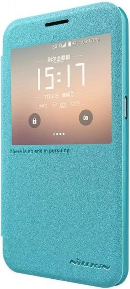 Nillkin Sparkle Series Leather Case Samsung Galaxy S7 - Lichtblauw