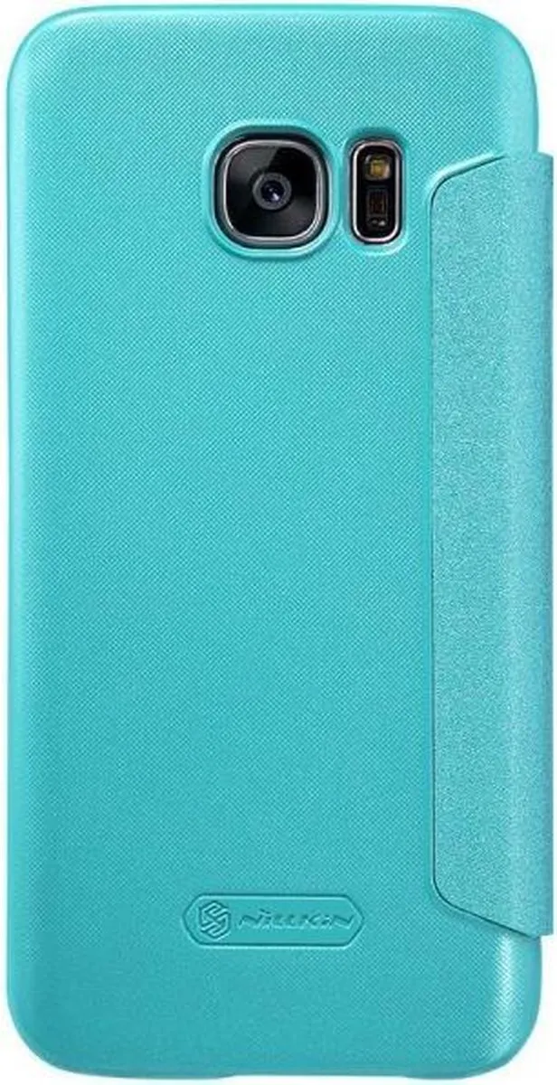 Nillkin Sparkle Series Leather Case Samsung Galaxy S7 - Lichtblauw