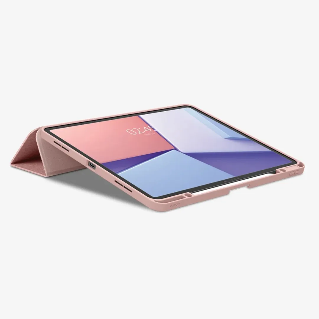 Spigen Urban Fit Bookcase ACS07756 voor iPad Air 11 - Rosé goud