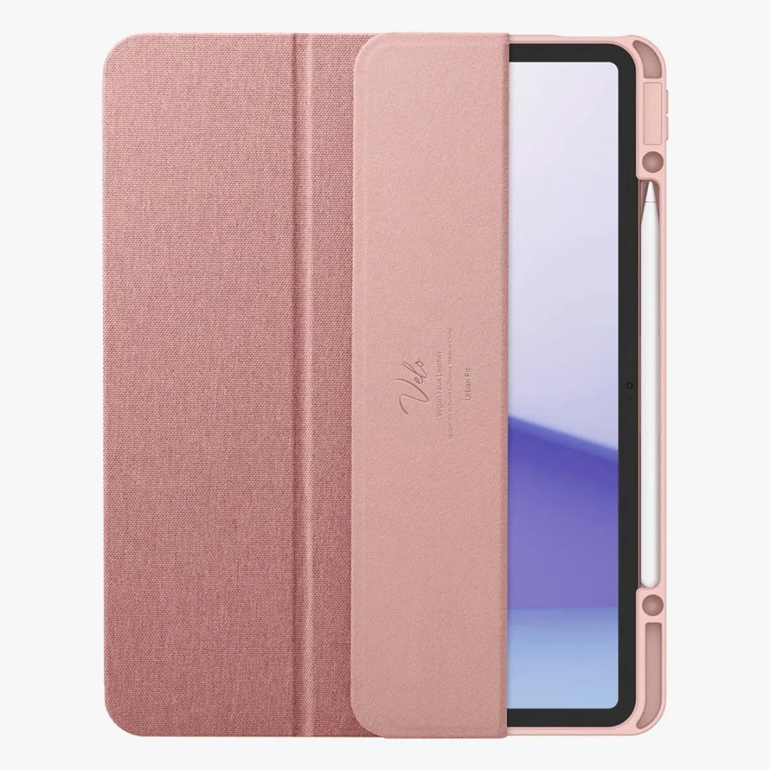 Spigen Urban Fit Bookcase ACS07756 voor iPad Air 11 - Rosé goud - afbeelding 6 van 6